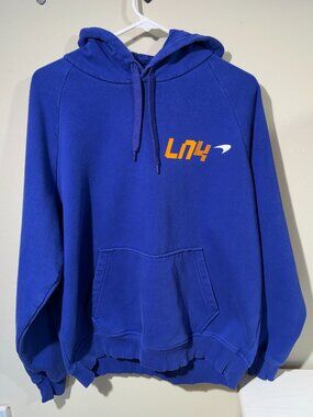 McLaren Formula 1 Team Lando Norris LN4 Hoodie Sweatshirt Men's Sz L